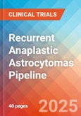 Recurrent anaplastic astrocytomas - Pipeline Insight, 2024- Product Image