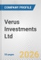 Verus Investments Ltd. Fundamental Company Report Including Financial, SWOT, Competitors and Industry Analysis - Product Thumbnail Image