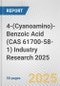 4-(Cyanoamino)-Benzoic Acid (CAS 61700-58-1) Industry Research 2025: Global and Regional Market Trends 2019-2024 and Forecast to 2029 - Product Thumbnail Image