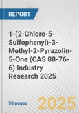 1-(2-Chloro-5-Sulfophenyl)-3-Methyl-2-Pyrazolin-5-One (CAS 88-76-6) Industry Research 2025: Global and Regional Market Trends 2019-2024 and Forecast to 2029- Product Image