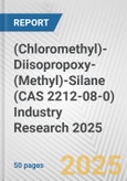 (Chloromethyl)-Diisopropoxy-(Methyl)-Silane (CAS 2212-08-0) Industry Research 2025: Global and Regional Market Trends 2019-2024 and Forecast to 2029- Product Image