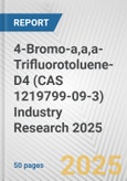 4-Bromo-a,a,a-Trifluorotoluene-D4 (CAS 1219799-09-3) Industry Research 2025: Global and Regional Market Trends 2019-2024 and Forecast to 2029- Product Image