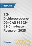 1,2-Dichloropropane-D6 (CAS 93952-08-0) Industry Research 2025: Global and Regional Market Trends 2019-2024 and Forecast to 2029- Product Image