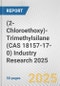 (2-Chloroethoxy)-Trimethylsilane (CAS 18157-17-0) Industry Research 2025: Global and Regional Market Trends 2019-2024 and Forecast to 2029 - Product Thumbnail Image