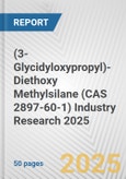 (3-Glycidyloxypropyl)-Diethoxy Methylsilane (CAS 2897-60-1) Industry Research 2025: Global and Regional Market Trends 2019-2024 and Forecast to 2029- Product Image
