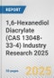 1,6-Hexanediol Diacrylate (CAS 13048-33-4) Industry Research 2025: Global and Regional Market Trends 2019-2024 and Forecast to 2029 - Product Image