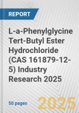 L-a-Phenylglycine Tert-Butyl Ester Hydrochloride (CAS 161879-12-5) Industry Research 2025: Global and Regional Market Trends 2019-2024 and Forecast to 2029- Product Image