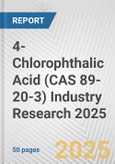 4-Chlorophthalic Acid (CAS 89-20-3) Industry Research 2025: Global and Regional Market Trends 2019-2024 and Forecast to 2029- Product Image