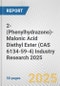 2-(Phenylhydrazono)-Malonic Acid Diethyl Ester (CAS 6134-59-4) Industry Research 2025: Global and Regional Market Trends 2019-2024 and Forecast to 2029 - Product Image