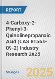 4-Carboxy-2-Phenyl-3-Quinolinepropanoic Acid (CAS 81564-09-2) Industry Research 2025: Global and Regional Market Trends 2019-2024 and Forecast to 2029- Product Image