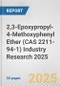 2,3-Epoxypropyl-4-Methoxyphenyl Ether (CAS 2211-94-1) Industry Research 2025: Global and Regional Market Trends 2019-2024 and Forecast to 2029 - Product Image