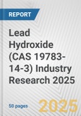 Lead Hydroxide (CAS 19783-14-3) Industry Research 2025: Global and Regional Market Trends 2019-2024 and Forecast to 2029- Product Image