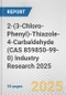 2-(3-Chloro-Phenyl)-Thiazole-4-Carbaldehyde (CAS 859850-99-0) Industry Research 2025: Global and Regional Market Trends 2019-2024 and Forecast to 2029 - Product Thumbnail Image