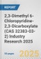 2,3-Dimethyl 6-Chloropyridine-2,3-Dicarboxylate (CAS 32383-03-2) Industry Research 2025: Global and Regional Market Trends 2019-2024 and Forecast to 2029 - Product Image