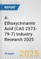 4-Ethoxycinnamic Acid (CAS 2373-79-7) Industry Research 2025: Global and Regional Market Trends 2019-2024 and Forecast to 2029 - Product Image