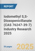 Iodomethyl S,S-Dioxopenicillanate (CAS 76247-39-7) Industry Research 2025: Global and Regional Market Trends 2019-2024 and Forecast to 2029- Product Image
