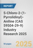 5-Chloro-2-(1-Pyrrolidinyl)-Aniline (CAS 59504-29-9) Industry Research 2025: Global and Regional Market Trends 2019-2024 and Forecast to 2029- Product Image