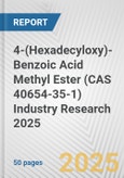 4-(Hexadecyloxy)-Benzoic Acid Methyl Ester (CAS 40654-35-1) Industry Research 2025: Global and Regional Market Trends 2019-2024 and Forecast to 2029- Product Image