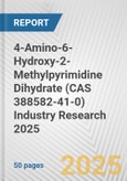 4-Amino-6-Hydroxy-2-Methylpyrimidine Dihydrate (CAS 388582-41-0) Industry Research 2025: Global and Regional Market Trends 2019-2024 and Forecast to 2029- Product Image