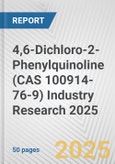 4,6-Dichloro-2-Phenylquinoline (CAS 100914-76-9) Industry Research 2025: Global and Regional Market Trends 2019-2024 and Forecast to 2029- Product Image