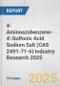 4-Aminoazobenzene-4'-Sulfonic Acid Sodium Salt (CAS 2491-71-6) Industry Research 2025: Global and Regional Market Trends 2019-2024 and Forecast to 2029 - Product Thumbnail Image