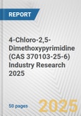 4-Chloro-2,5-Dimethoxypyrimidine (CAS 370103-25-6) Industry Research 2025: Global and Regional Market Trends 2019-2024 and Forecast to 2029- Product Image