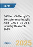 5-Chloro-3-Methyl-2-Benzofurancarboxylic Acid (CAS 1134-00-5) Industry Research 2025: Global and Regional Market Trends 2019-2024 and Forecast to 2029- Product Image