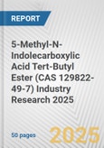 5-Methyl-N-Indolecarboxylic Acid Tert-Butyl Ester (CAS 129822-49-7) Industry Research 2025: Global and Regional Market Trends 2019-2024 and Forecast to 2029- Product Image