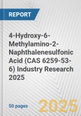 4-Hydroxy-6-Methylamino-2-Naphthalenesulfonic Acid (CAS 6259-53-6) Industry Research 2025: Global and Regional Market Trends 2019-2024 and Forecast to 2029- Product Image