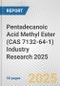 Pentadecanoic Acid Methyl Ester (CAS 7132-64-1) Industry Research 2025: Global and Regional Market Trends 2019-2024 and Forecast to 2029 - Product Image