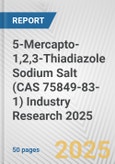 5-Mercapto-1,2,3-Thiadiazole Sodium Salt (CAS 75849-83-1) Industry Research 2025: Global and Regional Market Trends 2019-2024 and Forecast to 2029- Product Image