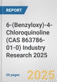 6-(Benzyloxy)-4-Chloroquinoline (CAS 863786-01-0) Industry Research 2025: Global and Regional Market Trends 2019-2024 and Forecast to 2029- Product Image