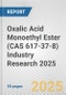 Oxalic Acid Monoethyl Ester (CAS 617-37-8) Industry Research 2025: Global and Regional Market Trends 2019-2024 and Forecast to 2029 - Product Thumbnail Image