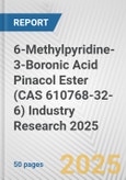 6-Methylpyridine-3-Boronic Acid Pinacol Ester (CAS 610768-32-6) Industry Research 2025: Global and Regional Market Trends 2019-2024 and Forecast to 2029- Product Image