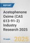 Acetophenone Oxime (CAS 613-91-2) Industry Research 2025: Global and Regional Market Trends 2019-2024 and Forecast to 2029 - Product Image