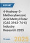 4-Hydroxy-3-Methoxybenzoic Acid Methyl Ester (CAS 3943-74-6) Industry Research 2025: Global and Regional Market Trends 2019-2024 and Forecast to 2029 - Product Thumbnail Image