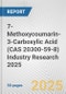 7-Methoxycoumarin-3-Carboxylic Acid (CAS 20300-59-8) Industry Research 2025: Global and Regional Market Trends 2019-2024 and Forecast to 2029 - Product Thumbnail Image