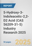 5-Hydroxy-3-Indoleacetic-2,2-D2 Acid (CAS 56209-31-5) Industry Research 2025: Global and Regional Market Trends 2019-2024 and Forecast to 2029- Product Image