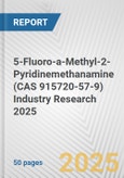 5-Fluoro-a-Methyl-2-Pyridinemethanamine (CAS 915720-57-9) Industry Research 2025: Global and Regional Market Trends 2019-2024 and Forecast to 2029- Product Image
