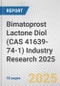 Bimatoprost Lactone Diol (CAS 41639-74-1) Industry Research 2025: Global and Regional Market Trends 2019-2024 and Forecast to 2029 - Product Thumbnail Image