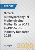 N-Tert-Butoxycarbonyl-N-Methylglycine Methyl Ester (CAS 42492-57-9) Industry Research 2025: Global and Regional Market Trends 2019-2024 and Forecast to 2029- Product Image