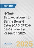 N-Tert-Butoxycarbonyl-L-Serine Benzyl Ester (CAS 59524-02-6) Industry Research 2025: Global and Regional Market Trends 2019-2024 and Forecast to 2029- Product Image