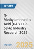N-Methylanthranilic Acid (CAS 119-68-6) Industry Research 2025: Global and Regional Market Trends 2019-2024 and Forecast to 2029- Product Image