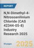 N,N-Dimethyl-4-Nitrosoanilinium Chloride (CAS 42344-05-8) Industry Research 2025: Global and Regional Market Trends 2019-2024 and Forecast to 2029- Product Image
