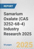 Samarium Oxalate (CAS 3252-68-4) Industry Research 2025: Global and Regional Market Trends 2019-2024 and Forecast to 2029- Product Image
