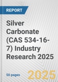 Silver Carbonate (CAS 534-16-7) Industry Research 2025: Global and Regional Market Trends 2019-2024 and Forecast to 2029- Product Image
