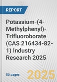 Potassium-(4-Methylphenyl)-Trifluoroborate (CAS 216434-82-1) Industry Research 2025: Global and Regional Market Trends 2019-2024 and Forecast to 2029- Product Image