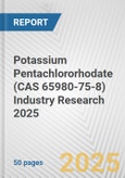 Potassium Pentachlororhodate (CAS 65980-75-8) Industry Research 2025: Global and Regional Market Trends 2019-2024 and Forecast to 2029- Product Image