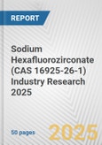 Sodium Hexafluorozirconate (CAS 16925-26-1) Industry Research 2025: Global and Regional Market Trends 2019-2024 and Forecast to 2029- Product Image