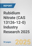 Rubidium Nitrate (CAS 13126-12-0) Industry Research 2025: Global and Regional Market Trends 2019-2024 and Forecast to 2029- Product Image